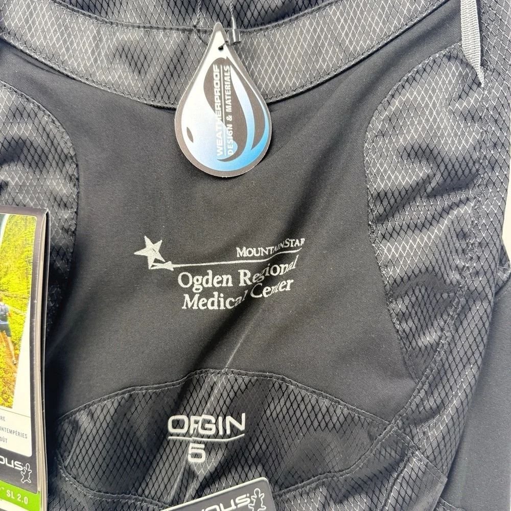 Platypus Hydration Backpack Origin 5 Pack Black‎ Hiking Mountain Biking *LOGO*